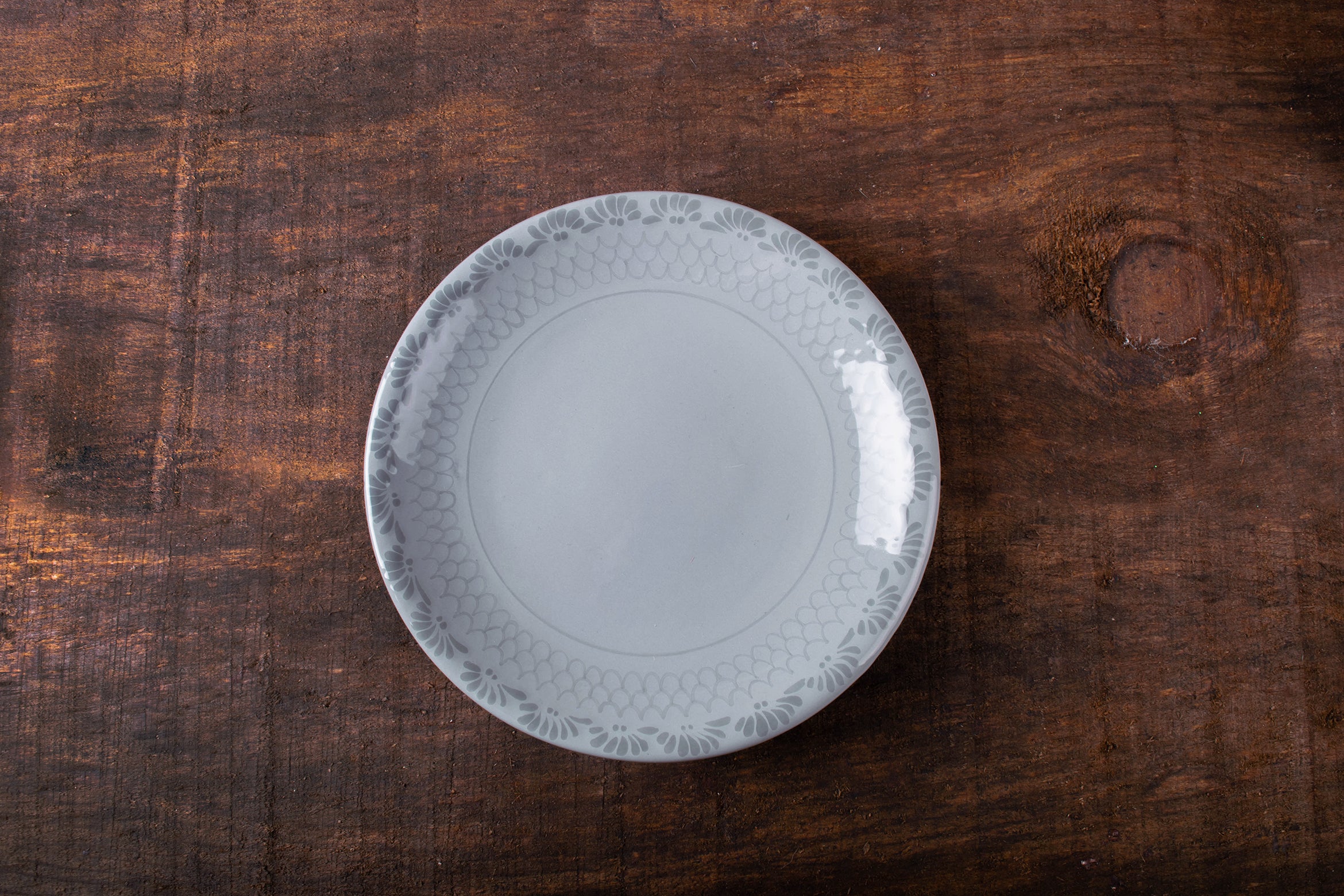 Plato Ensalada/Postre Mila Gray
