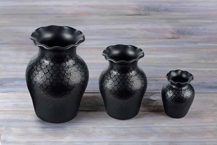 Juego de Floreros Mila Black